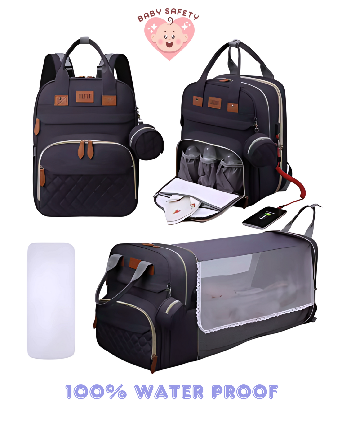 Baby Safety All-in-One Backpack